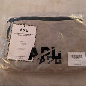 APL Lightweight Tan and Black Foldable Backpack